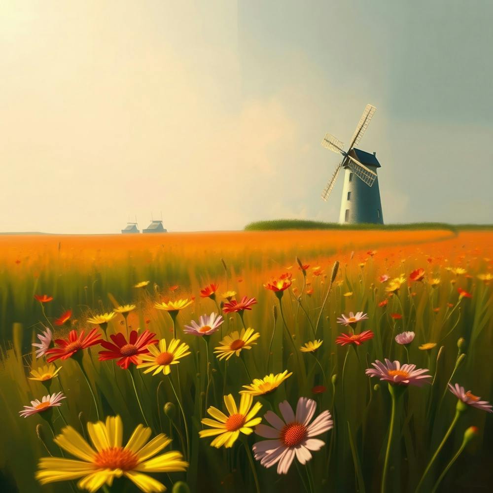 Windmill In The Field