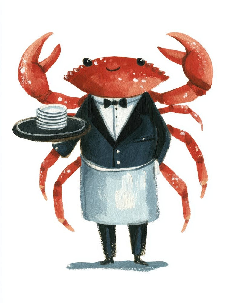 Crab In Tuxedo