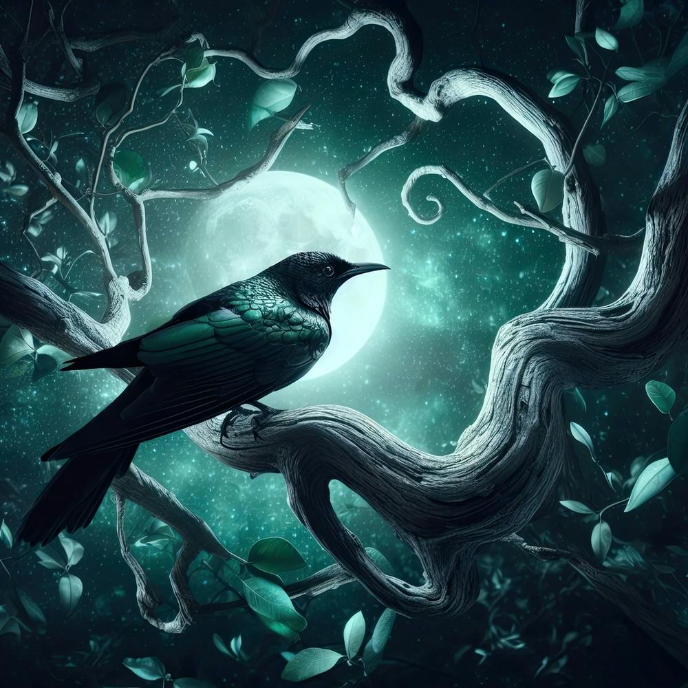 Crow In The Forest