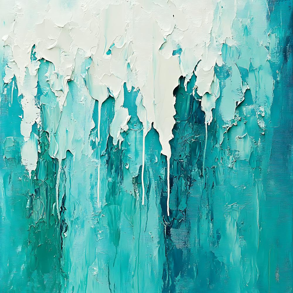 Abstract Spring Landscape Painting 1