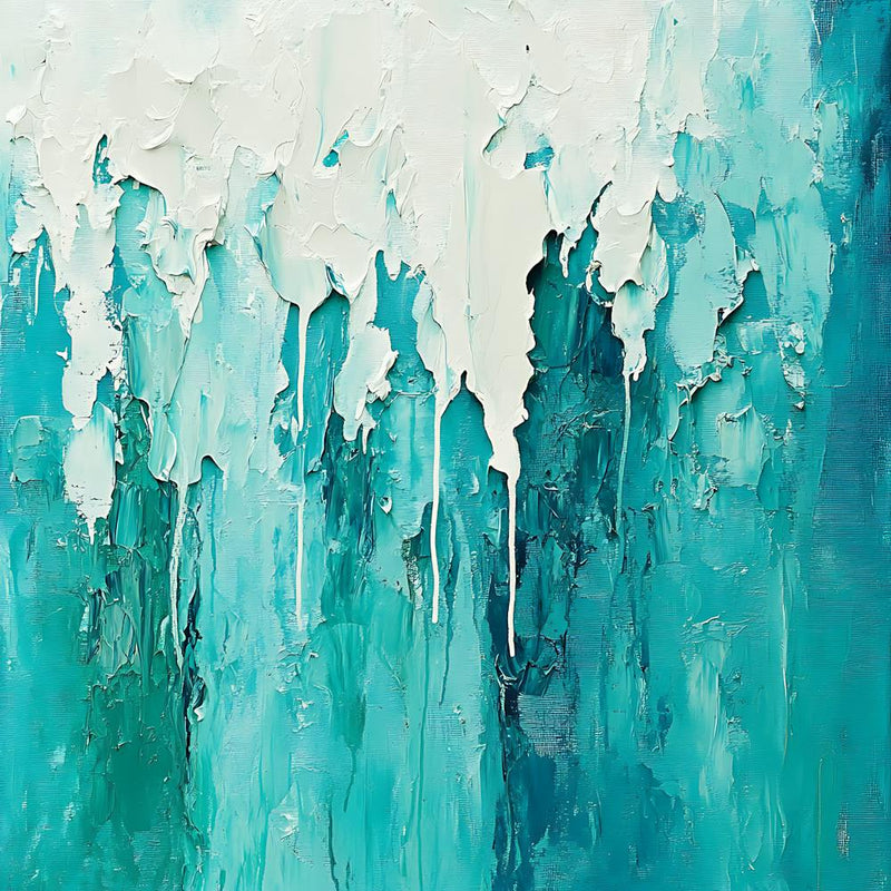 Abstract Spring Landscape Painting 1