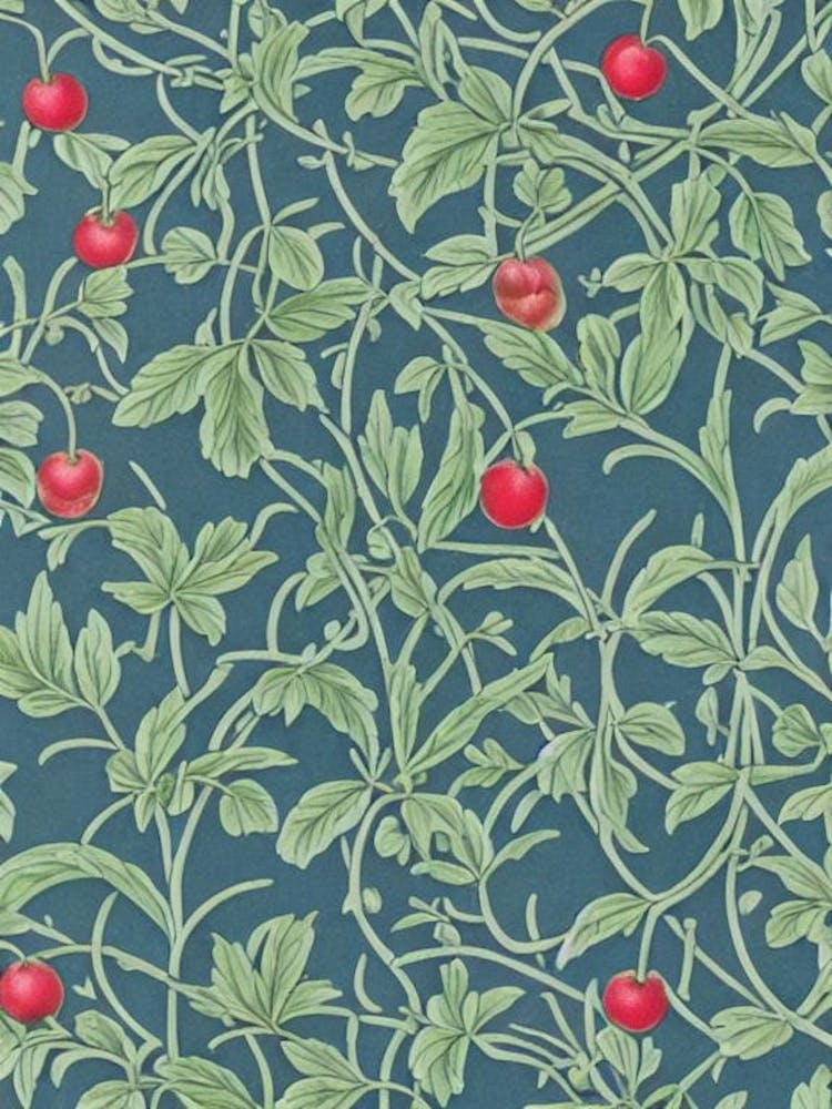 Cherry Vintage Botanical Fruit