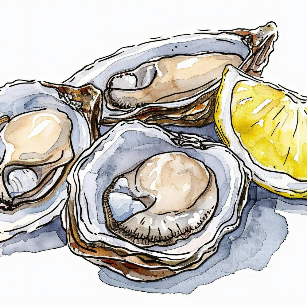 Oysters On The Half Shell