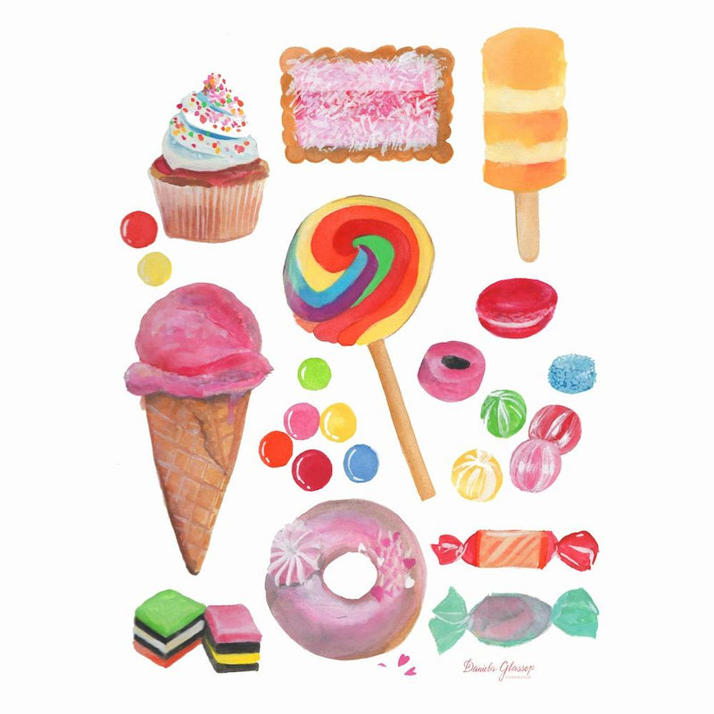 Mixed Sweets Square