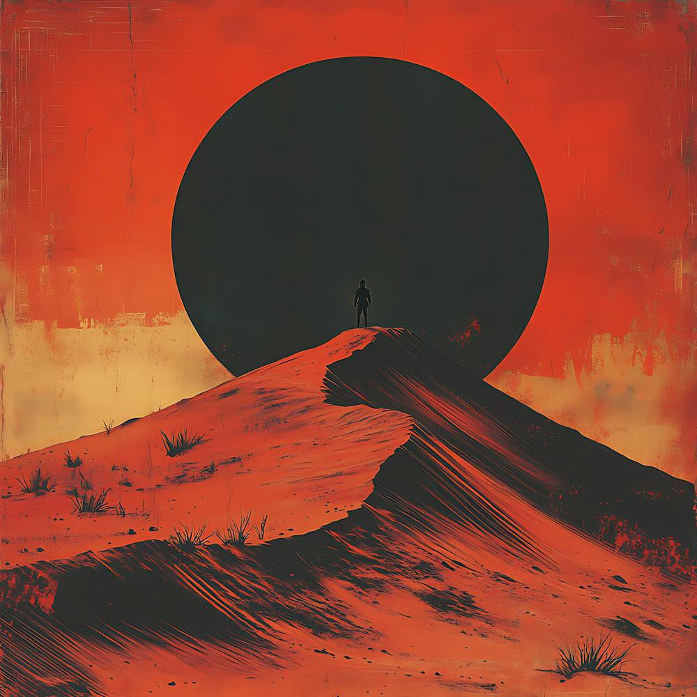 Man In The Desert