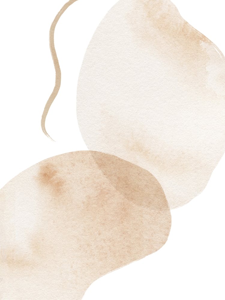 Beige Watercolor Painting 1