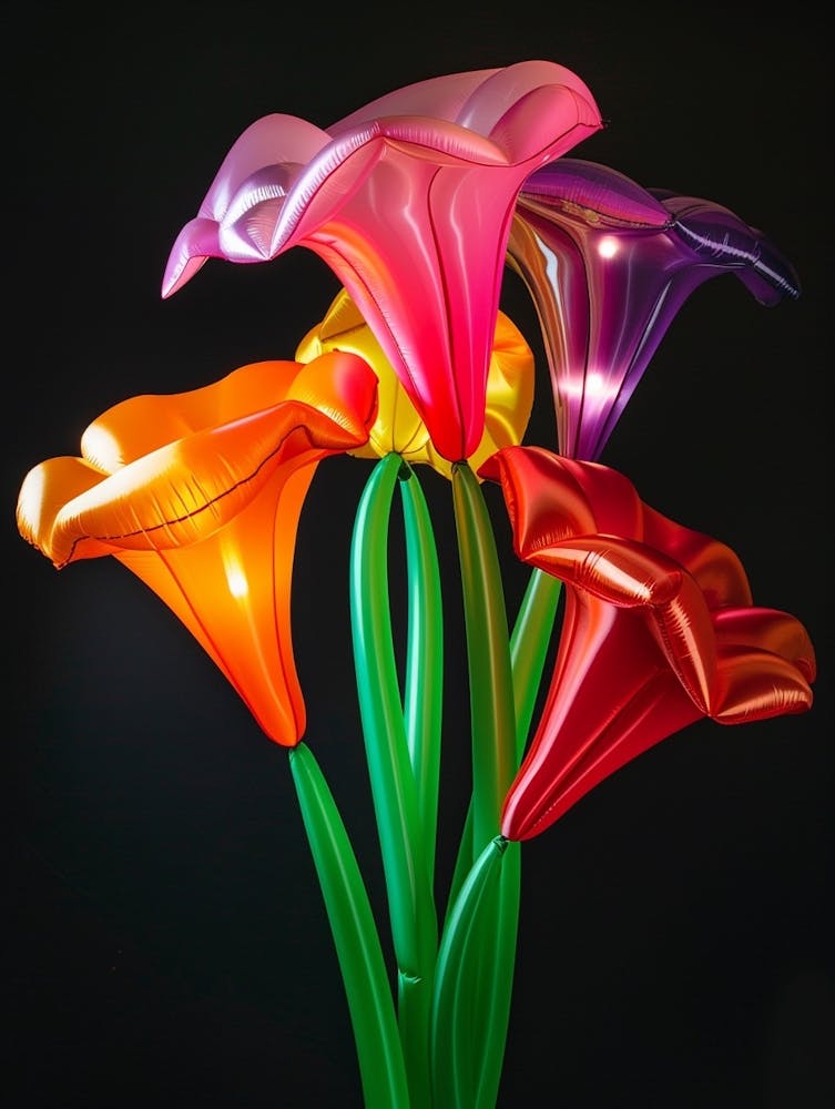 Bright Inflatable Flowers Coral Bells 2