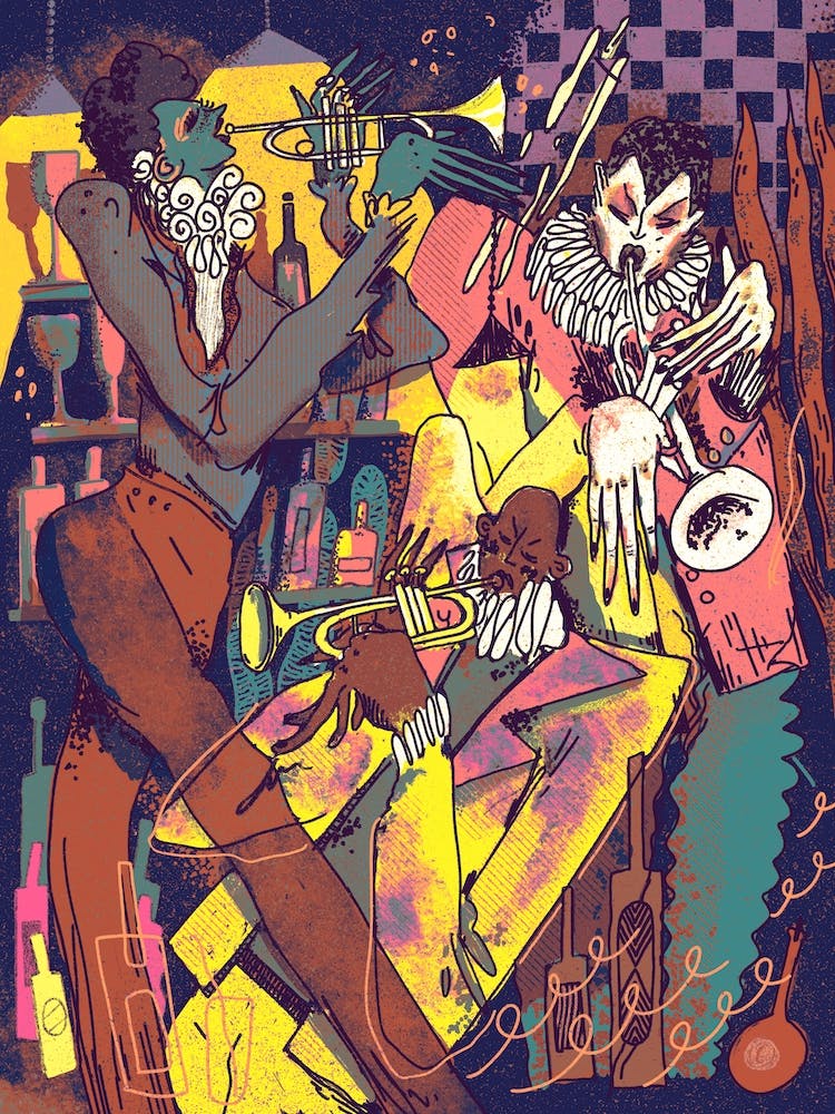 Trumpet Triplet Sunset