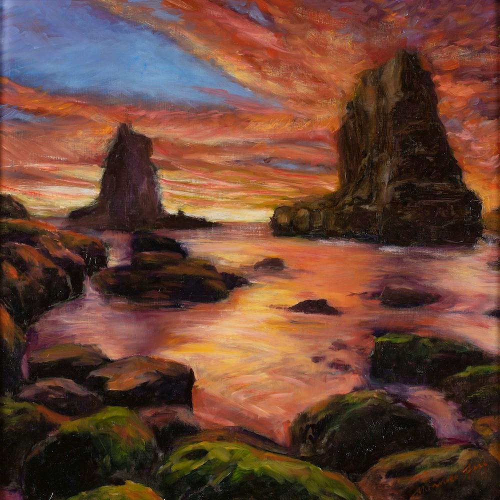 Dawn At Cathedral Rocks Kiama Square