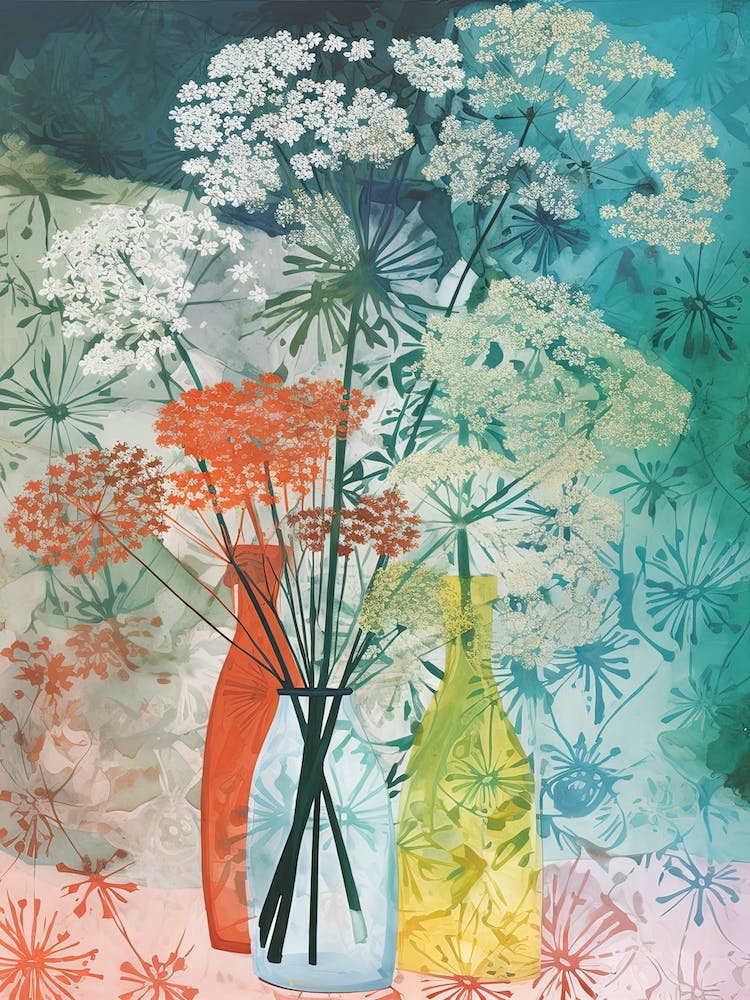 Queen Annes Lace Flower Illustration 3
