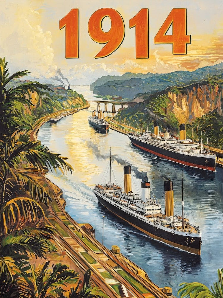 Aihrgdesign A Vintage Poster Celebrating The Opening Of The P 531fd614 6a03 40bf A8df 33fc2df19796 3