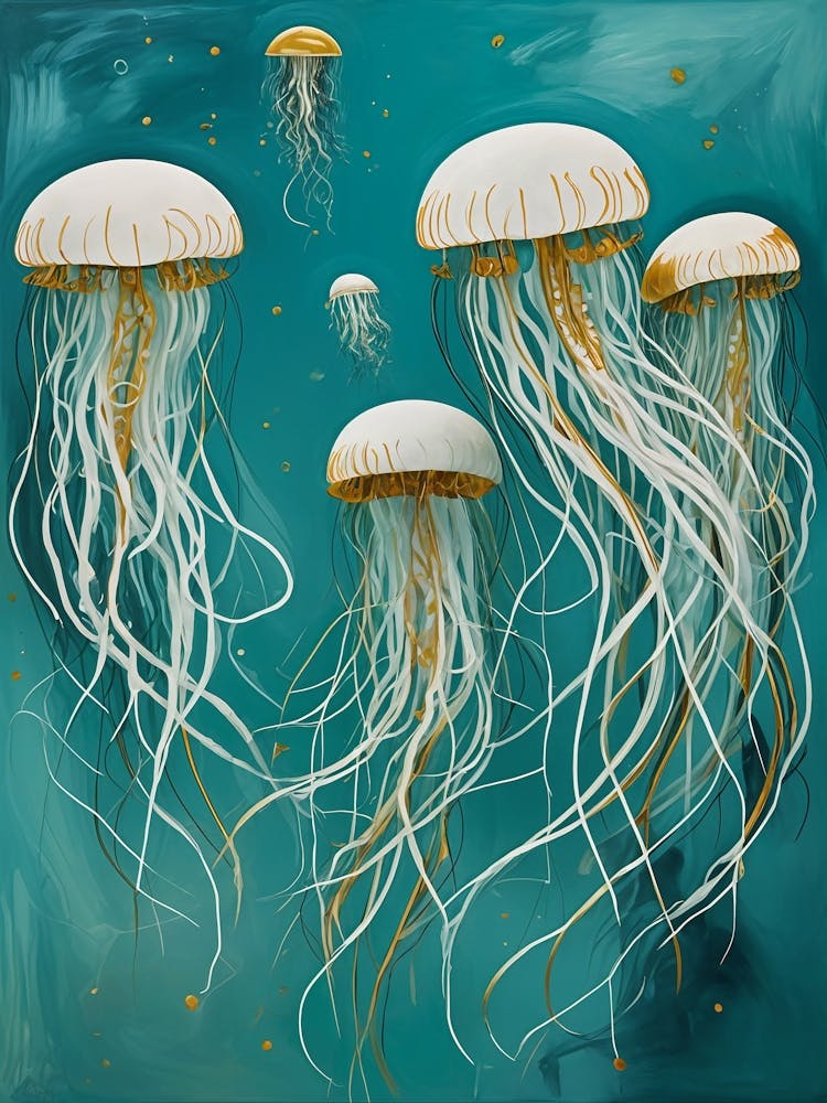 Teal Jellyfish no2
