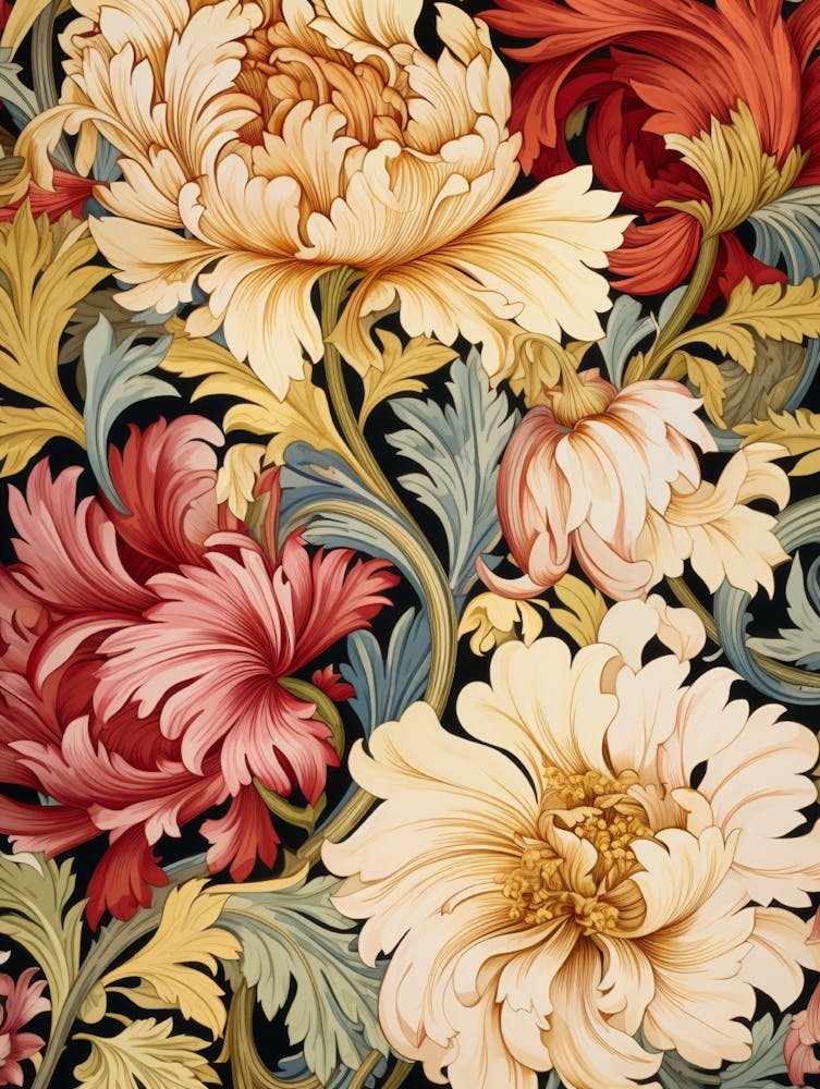 Papier Peint Floral 24