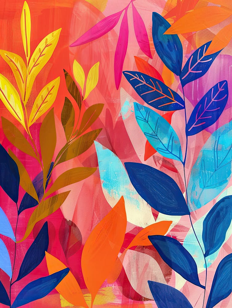 Celestial Tropics Matisse Style