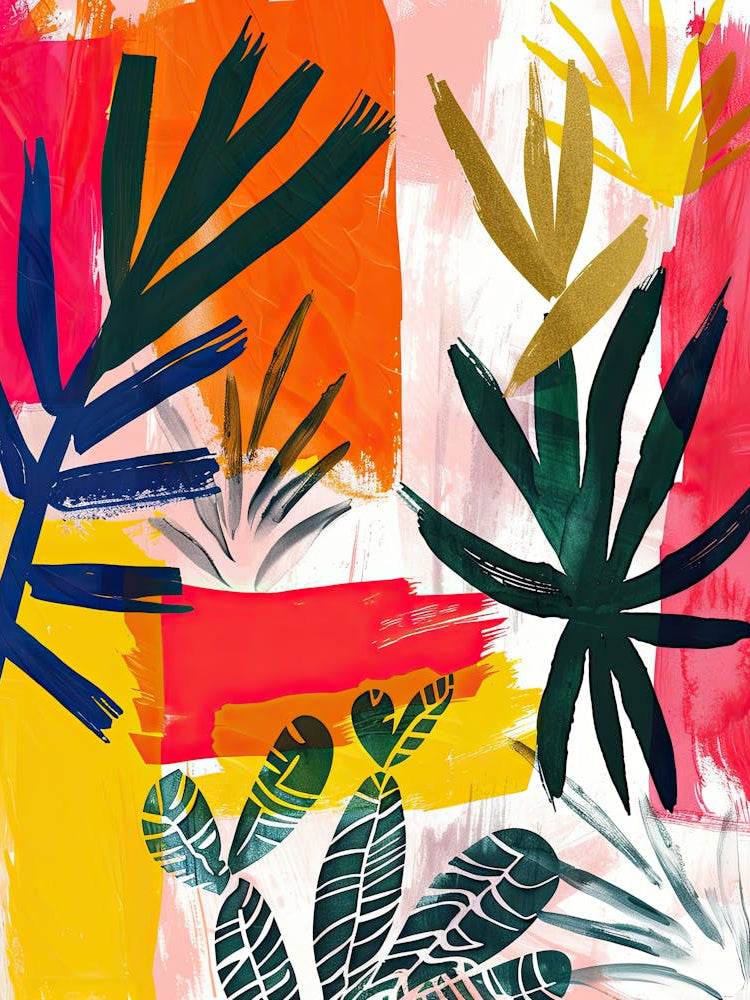 Radiant Ferns Matisse Style