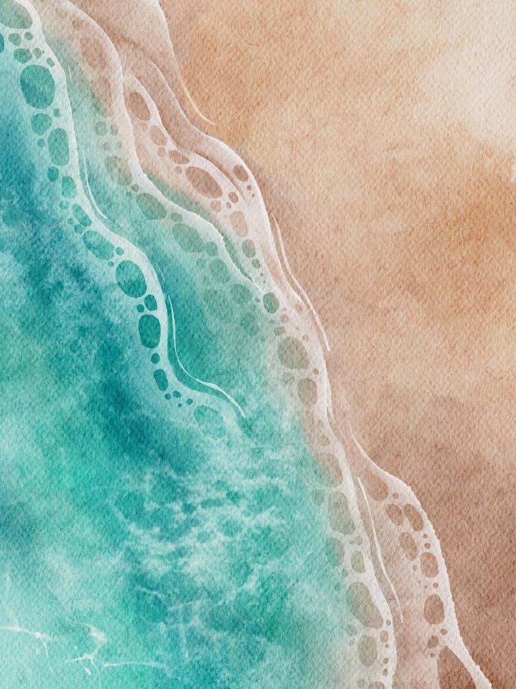 Watercolor Seascape