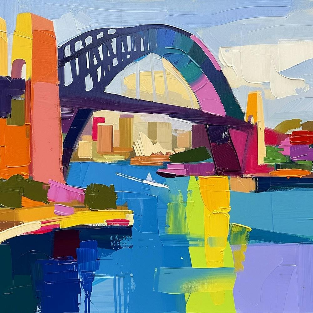 Abstract Travel Collection Sydney Australia 9