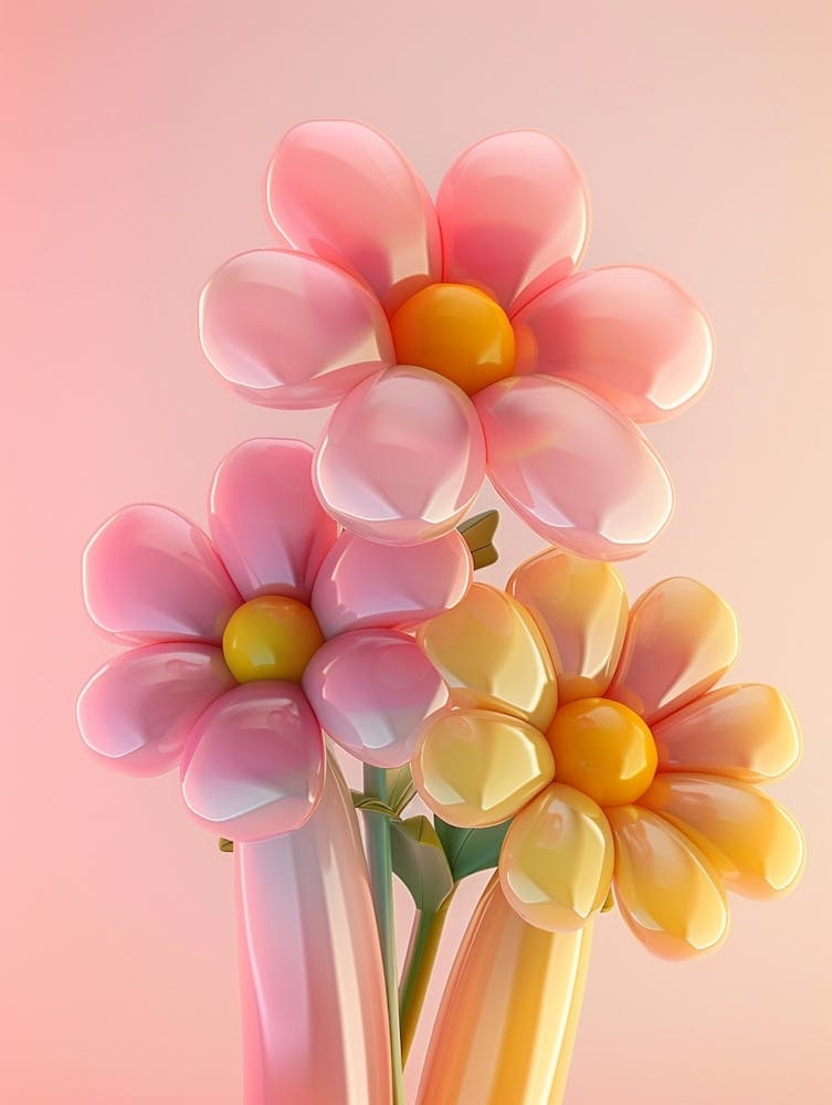 Dreamy Inflatable Flowers Cineraria 2