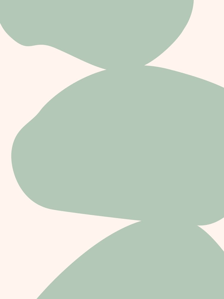Abstract Bauhaus Shapes 2 Seafoam