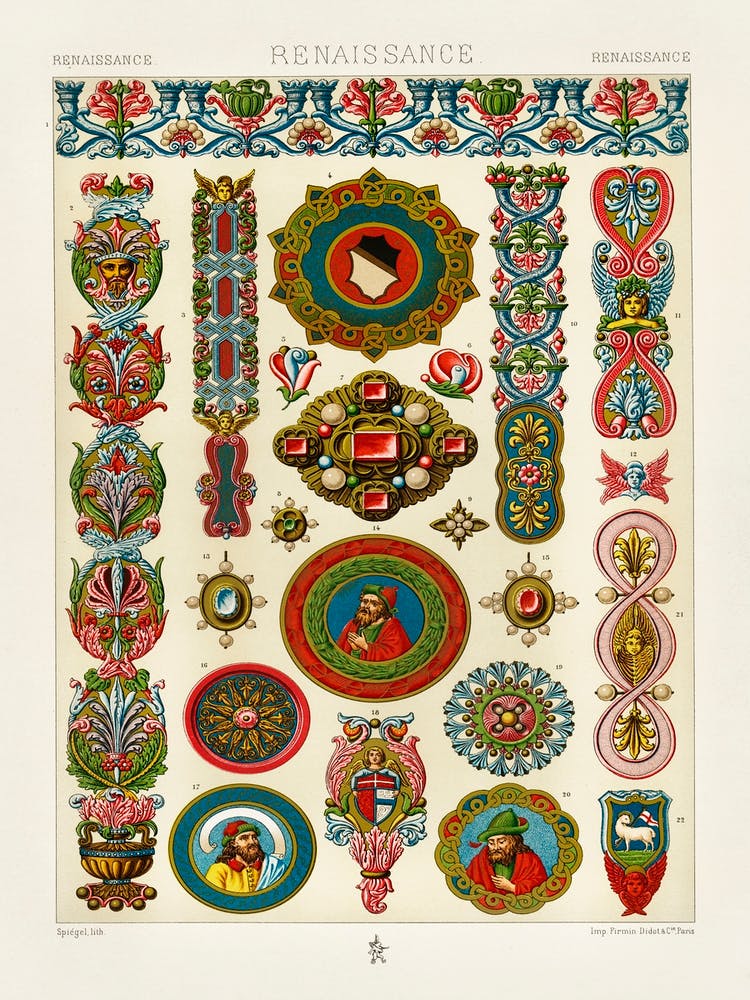 Renaissance Pattern, Albert Racine (10) 1