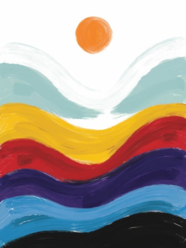 Sunrise Over The Mountains 1