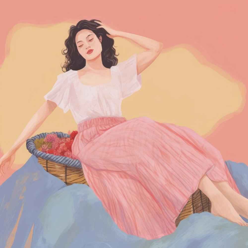 Girl In A Basket 3