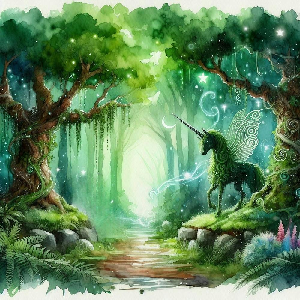 Unicorn In The Forest 2