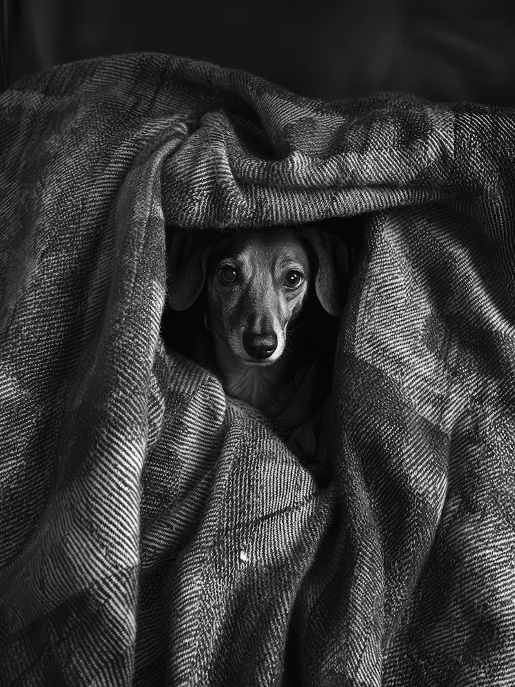 Dachshund.Generated AI. Wall 9