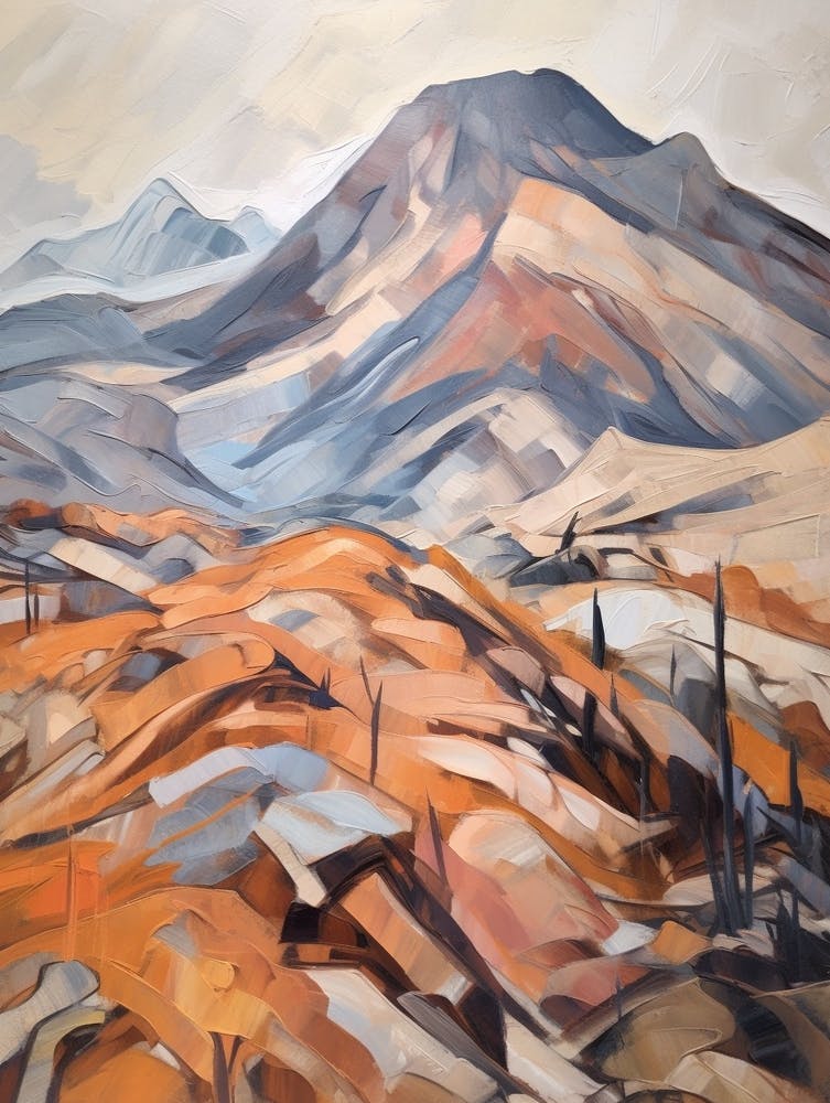 Bowfell England 3 Mountain Painting