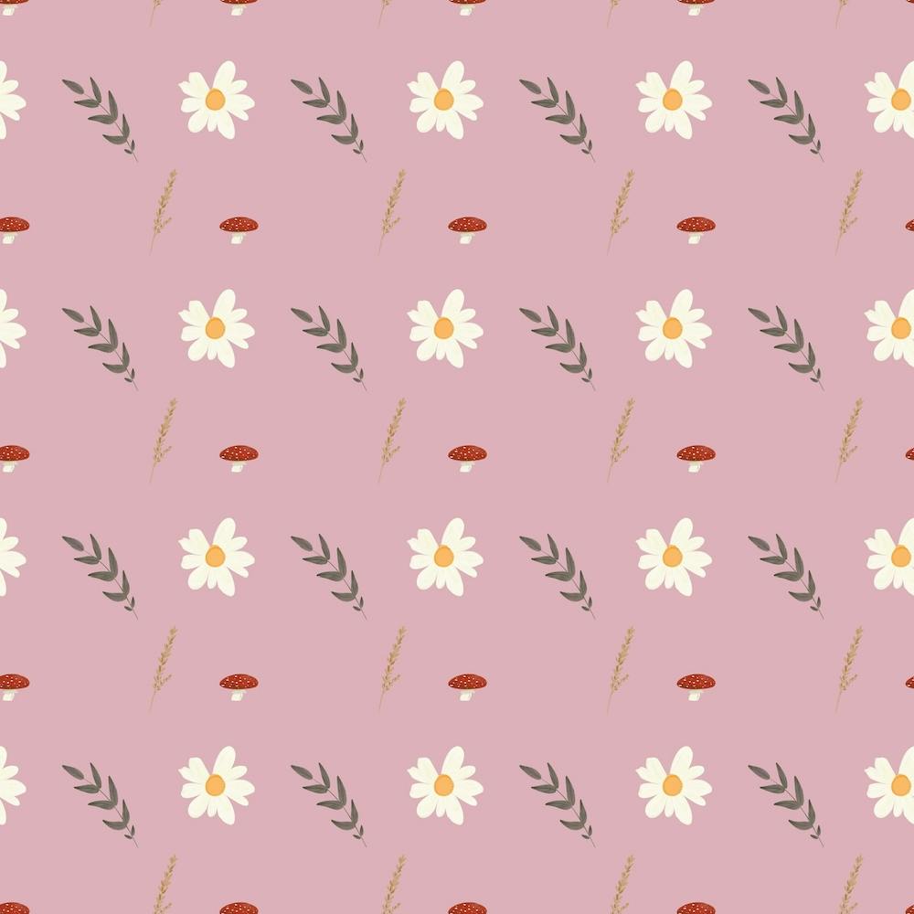 Daisy Pattern Mushrooms
