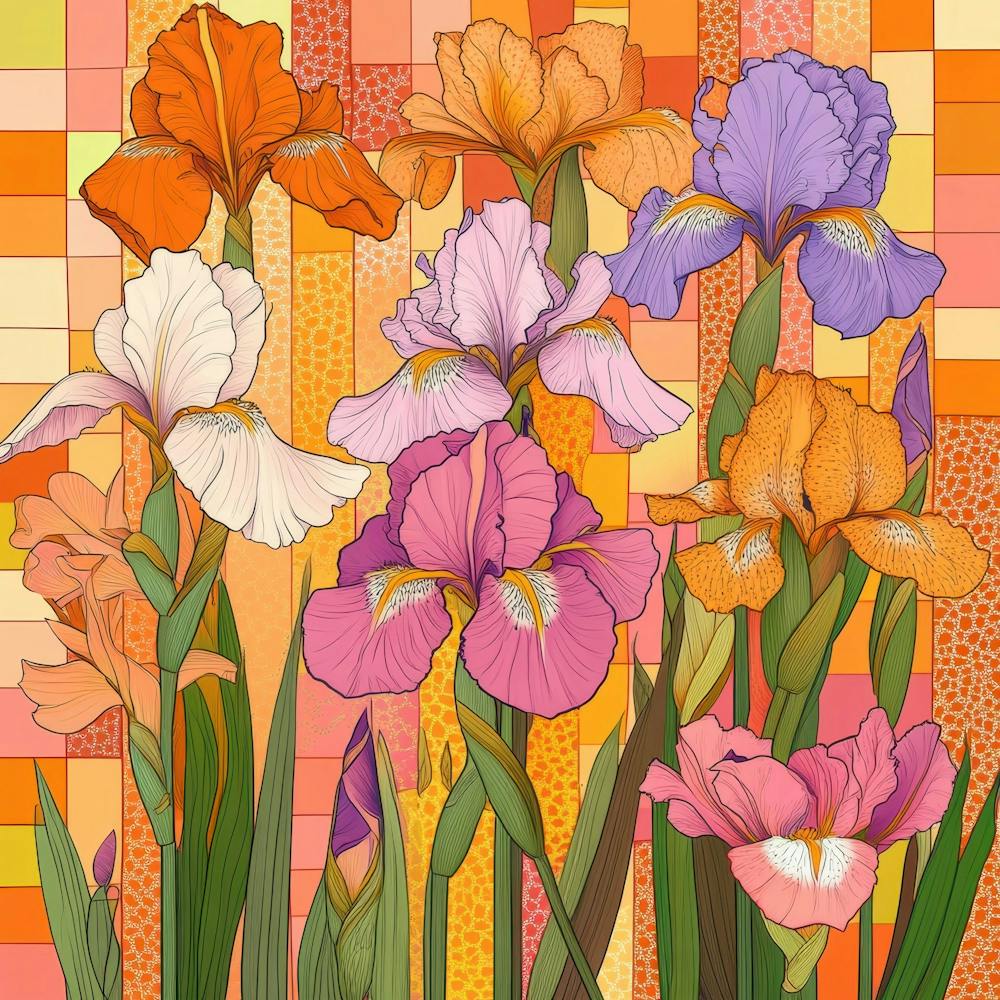 Iris Patchwork