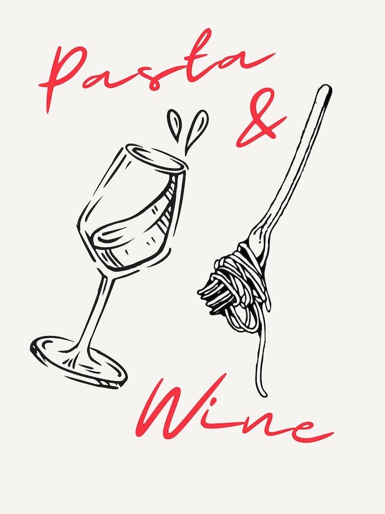 Pasta And Wine