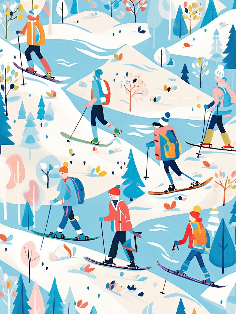 Taos Ski Valley   New Mexico Usa, Ski Resort Illustration 3