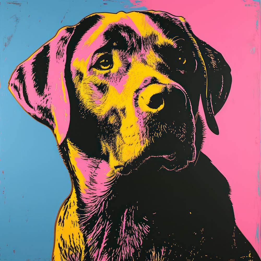 Dog Pop Art 4
