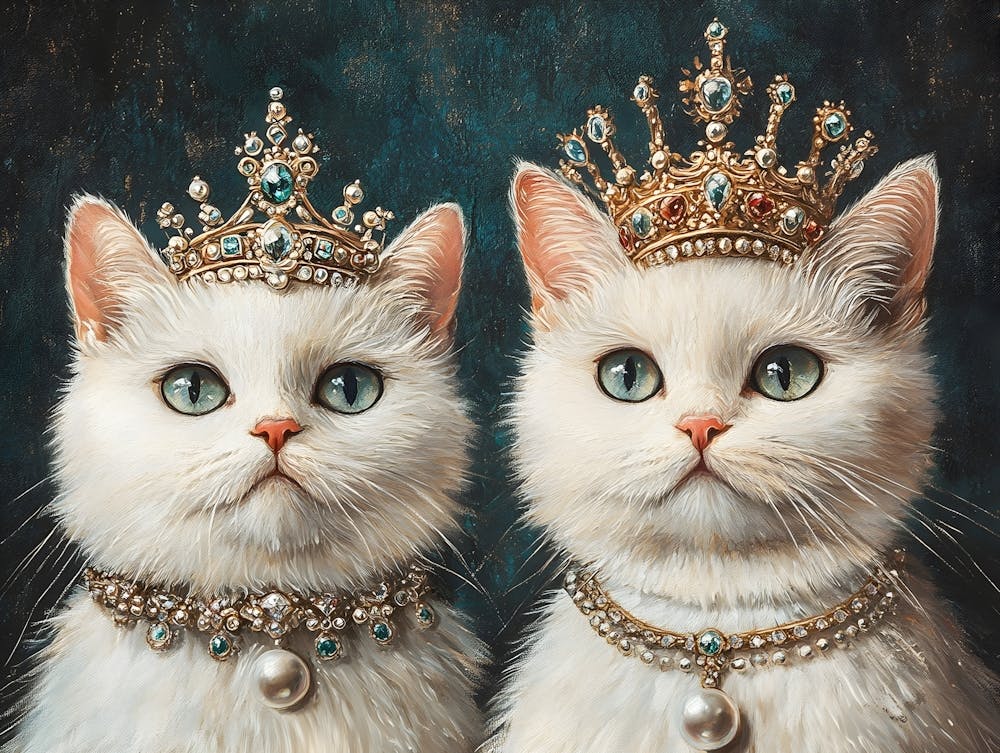Royal White Cats 2