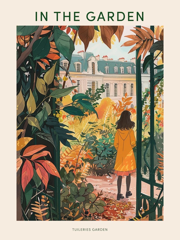 In The Garden Poster Tuileries Garden France 4