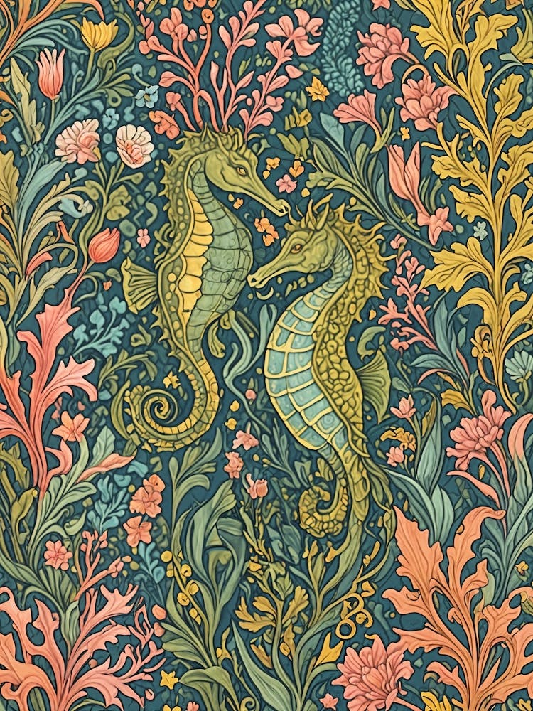 Seahorses In Colour