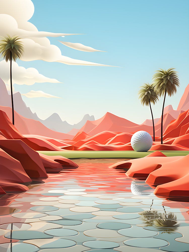 Golf Course In The Desert