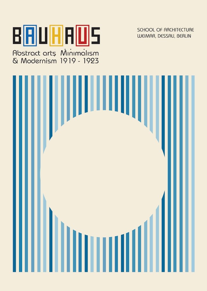 Bauhaus Blue