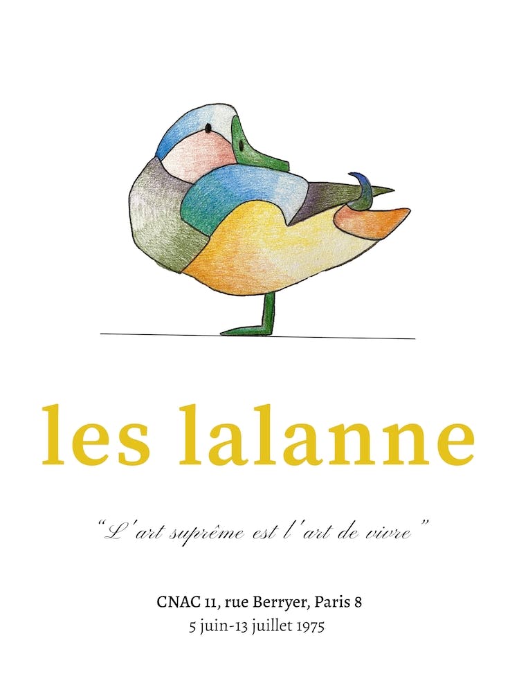 Les Lalanne Exhibition Poster