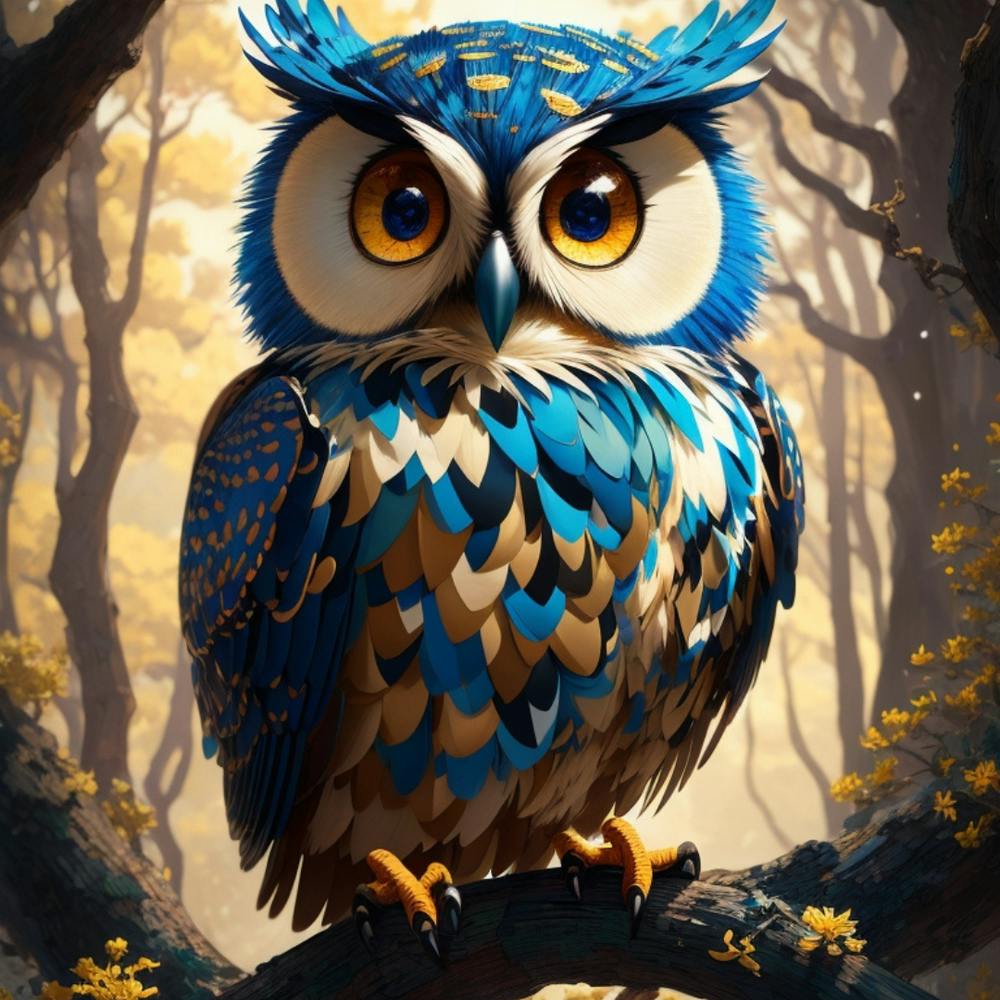 Disney Pixar owl in tree