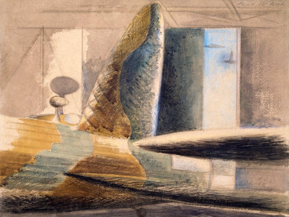 Bomber Lair Egg And Fin (1940), Paul Nash