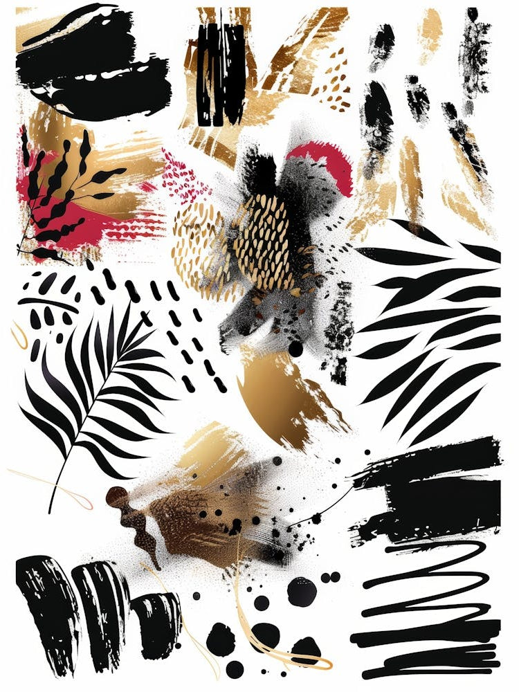 Abstract Brush Strokes 18