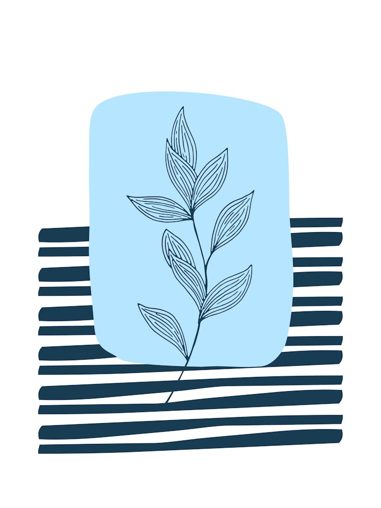 Vector Illustration Of A Leaf