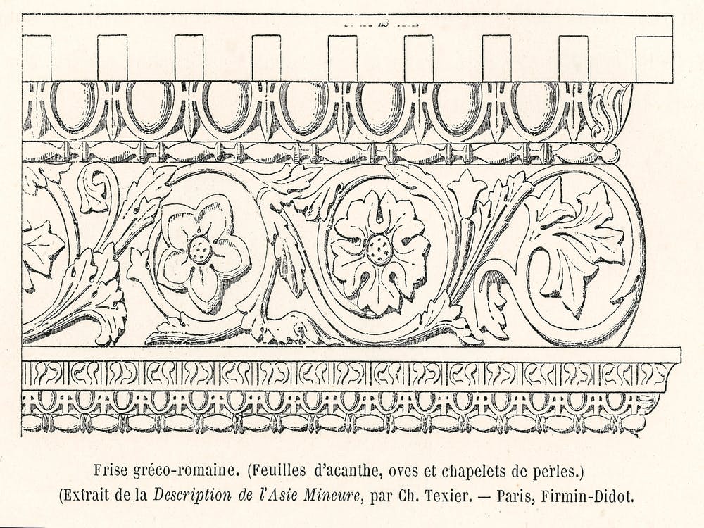 Greek Roman Decorative Motifs, Albert Racine