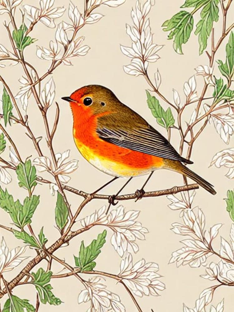 Robin William Morris Style Bird