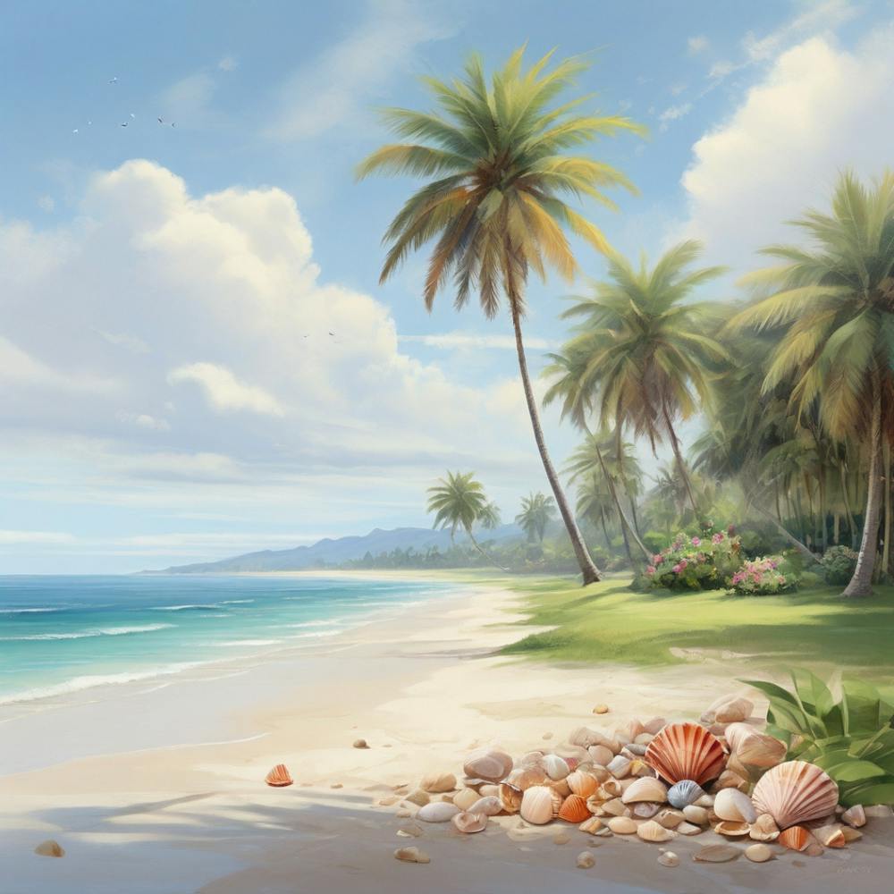 Seashells On The Beach