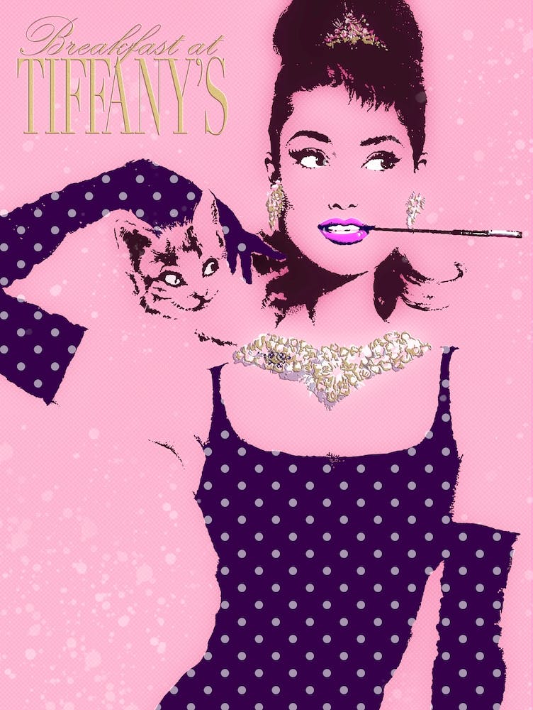 AUDREY PINK | HQ Vector version | POP ART WORLD 2023 |