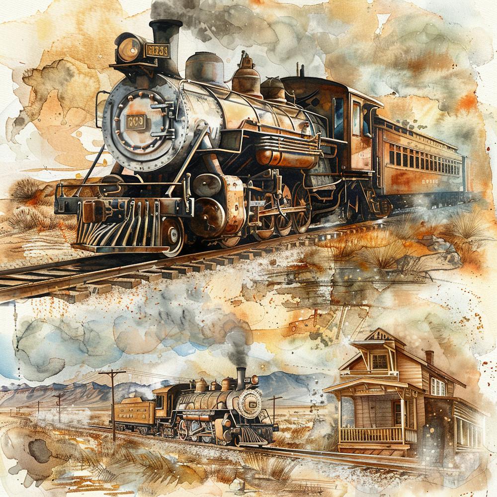 Vintage Steam Train 2