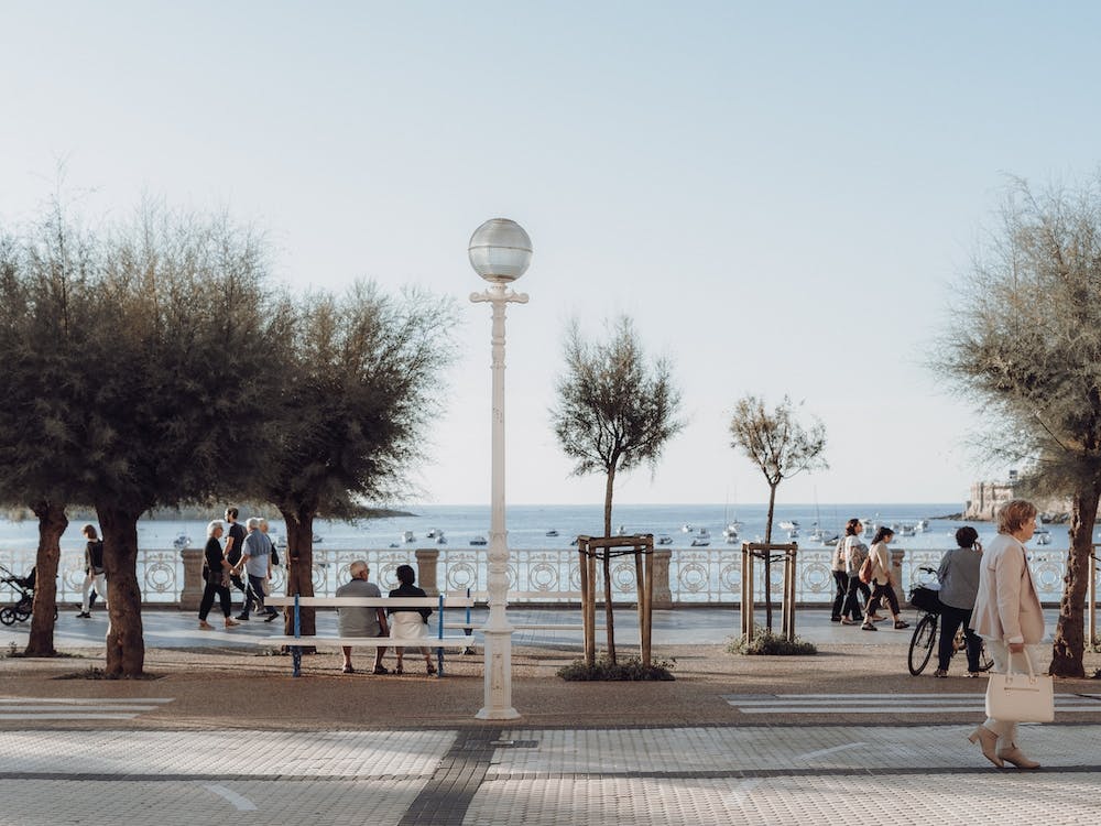 Promenade Walk, St Sebastian, Spain